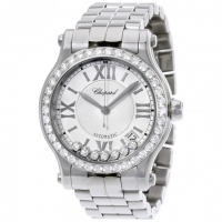 Chopard Happy Sport Medium Plata Dial Diamante 278559-3004 Replica Reloj