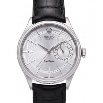 Rolex Cellini Fecha Blanco Oro 50519 sbk Replica Reloj