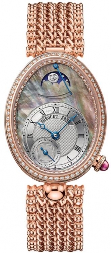 Breguet Reine De Naples 8908 Oro Rosa De 18 Quilates Y Diamantes Damas 8908BR/5T/J20/D000 Replica Reloj