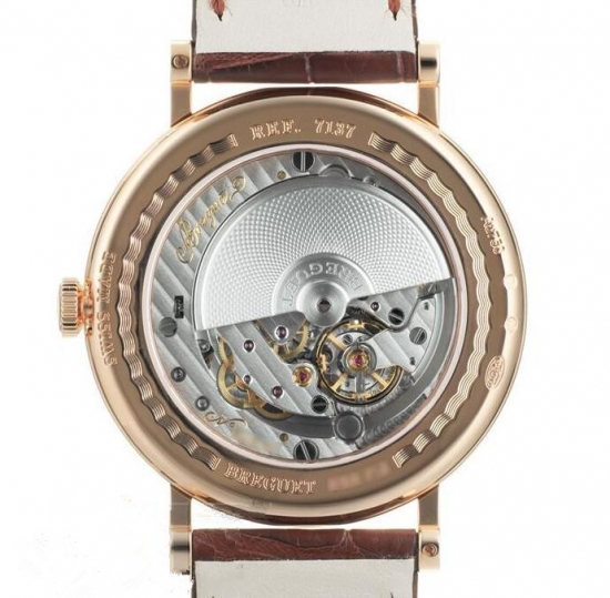 Breguet Classique Rose Gold Silver Dial 7137BR/15/9VU Replica Reloj - Haga un click en la imagen para cerrar