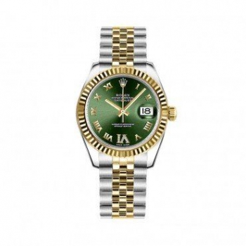 Rolex Datejust Lady 31 Two Tone Jubilee Chronometer Mujeres 178273 Replica Reloj
