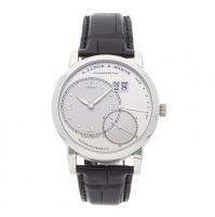 A Lange & Sohne Grand Lange 1 115.026 (Platino / plata / Cuero) Replica Reloj