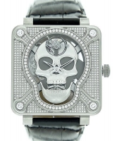 Bell & Ross BR 01 Laughing Skull Full Diamond BR01-SKULL-SK-FLD Replica Reloj