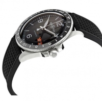 Bell & Ross Vintage Black Steel GMT Para Hombre BRV293-BL-ST/SRB Replica Reloj