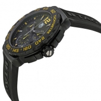 TAG Heuer Formula 1 Chronograph Negro y amarillo Dial Caucho negro CAU111EFT6024 Replica Reloj