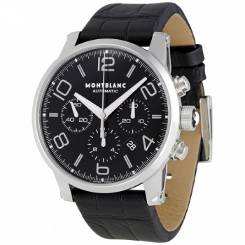 Montblanc Timewalker Negro Dial Chronograph Automatico Hombres 9670 Replica Reloj
