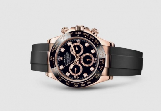 Rolex Cosmograph Daytona Everose oro 116515LN Chocolate Dial Replica Reloj - Haga un click en la imagen para cerrar