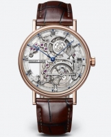 Breguet Classique Complications Tourbillon Extra-Plat Squelette 5395BR/1S/9WU Replica Reloj