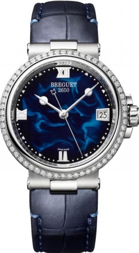Brequet Marine Dame 9518 Acero Inoxidable 9518ST/E2/984/D000 Replica Reloj
