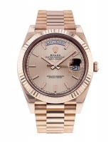 Rolex Oyster Perpetual Day Date 40 228235 Rosa Oro Replica Reloj