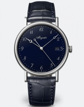 Breguet Classique 5177 Azul Grand Feu Esmalte 5177BB/2Y/9V6 Replica Reloj