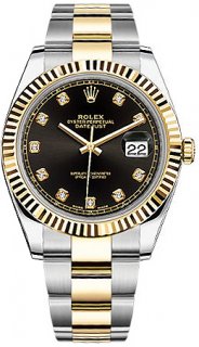 Rolex Datejust 41 Hombres Automatic 126333-BLKDO Replica Reloj