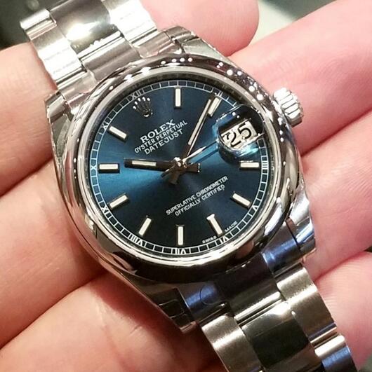 Rolex Datejust Azul Palo Dial Unisex 178240 Replica Reloj - Haga un click en la imagen para cerrar