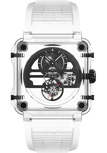 Bell & Ross BR-X1 Tourbillon Skeleton Tourbillon Sapphire negro BRX1-SKTB-SABLK Replica Reloj