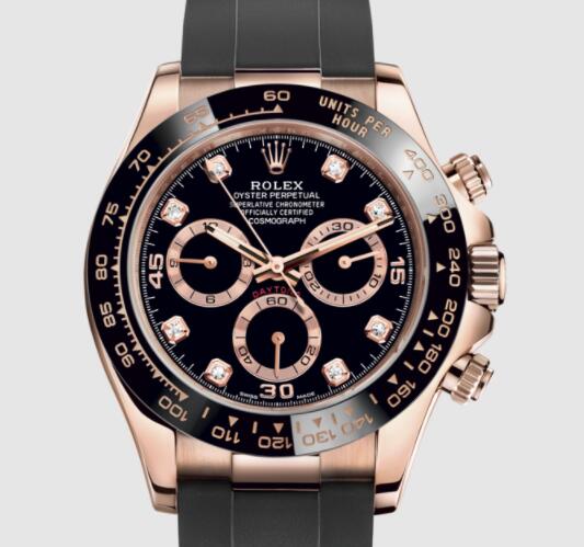Rolex Cosmograph Daytona Everose oro 116515LN Chocolate Dial Replica Reloj - Haga un click en la imagen para cerrar