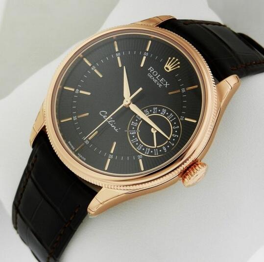 Rolex Cellini Fecha Everose Oro 50515bkbk Replica Reloj - Haga un click en la imagen para cerrar