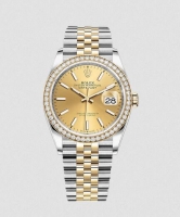 Rolex Datejust 36 Amarillo Rolesor Oro Amarillo 126283RBR Replica Reloj