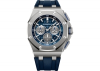 Audemars Piguet Royal Oak Offshore Cronografo Automatico Esfera Azul Reloj para Hombre 26480TI.OO.A027CA.01