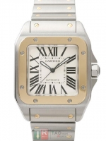 Cartier Santos 100 Extra Grande 18kt Oro Amarillo Y Los Hombres Del W200728G Replica Reloj