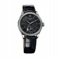 Rolex Cellini Dual Tiempo Blanco Oro 50529 bkbk Replica Reloj