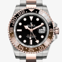 Rolex GMT-Master II Everose Rolesor OysterAcero Everose Oro Negro Dial 126711CHNR Replica Reloj