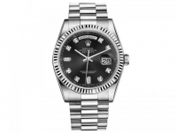 Rolex Day-Date Esfera Negra 18K Oro Blanco 118239BKDP Replica Reloj
